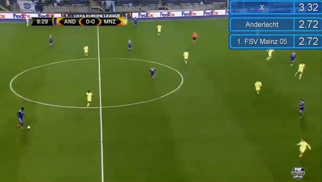 Nicolae Stanciu Goal HD - Anderlecht 1-0 Mainz 05 - 03.11.2016 HD