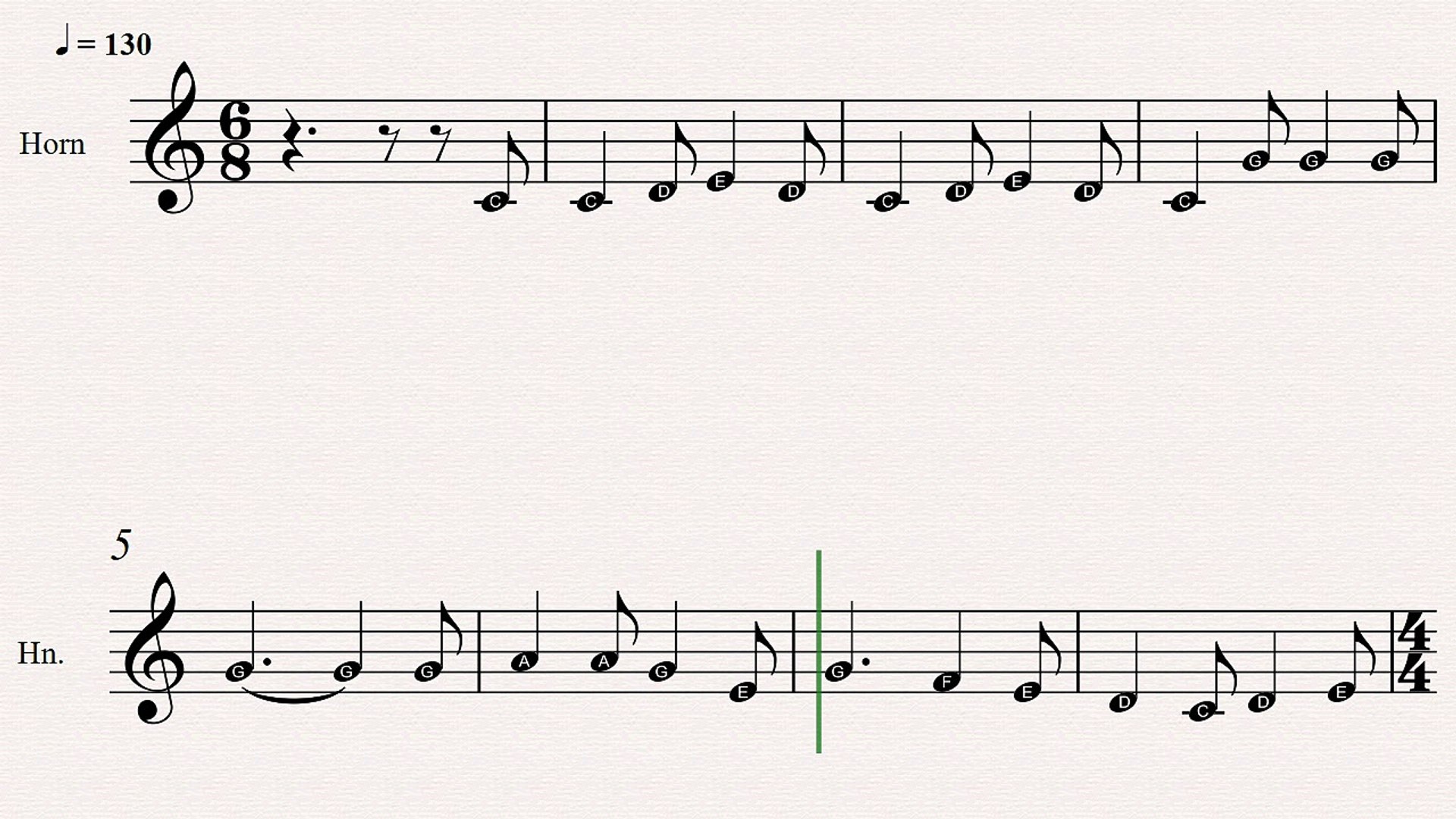 ⁣French Horn Christmas Sheet Music: The Wassail Song