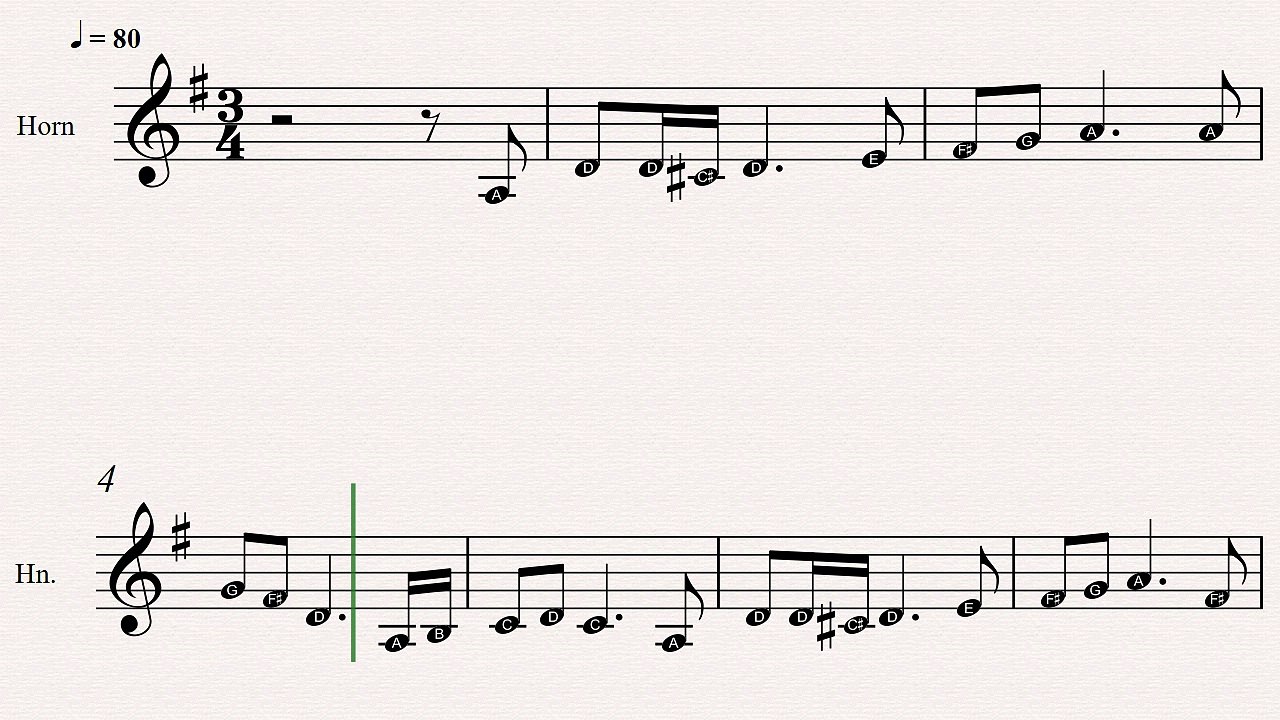 French Horn Christmas Sheet Music: The Wexford Carol