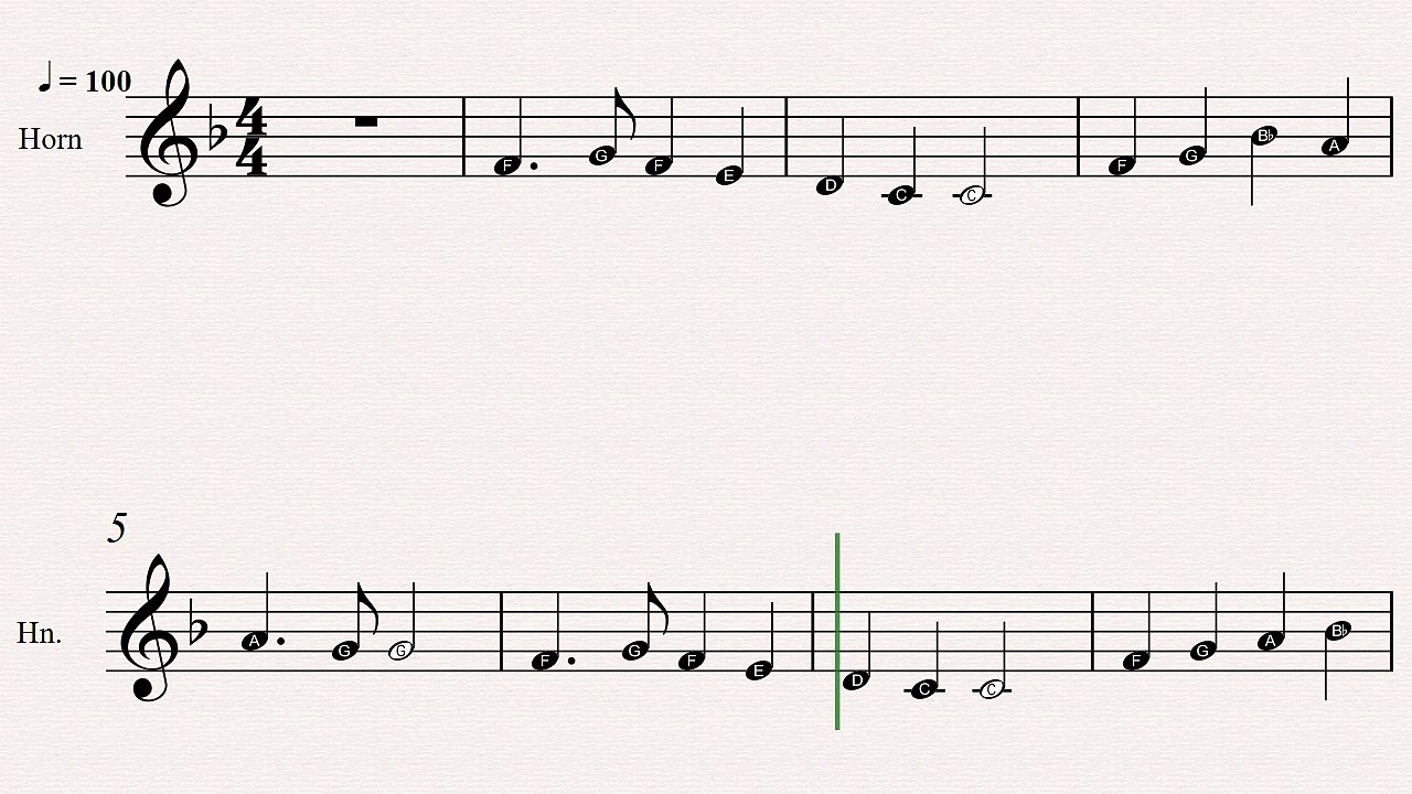 French Horn Christmas Sheet Music: See Amid The Winter Snow