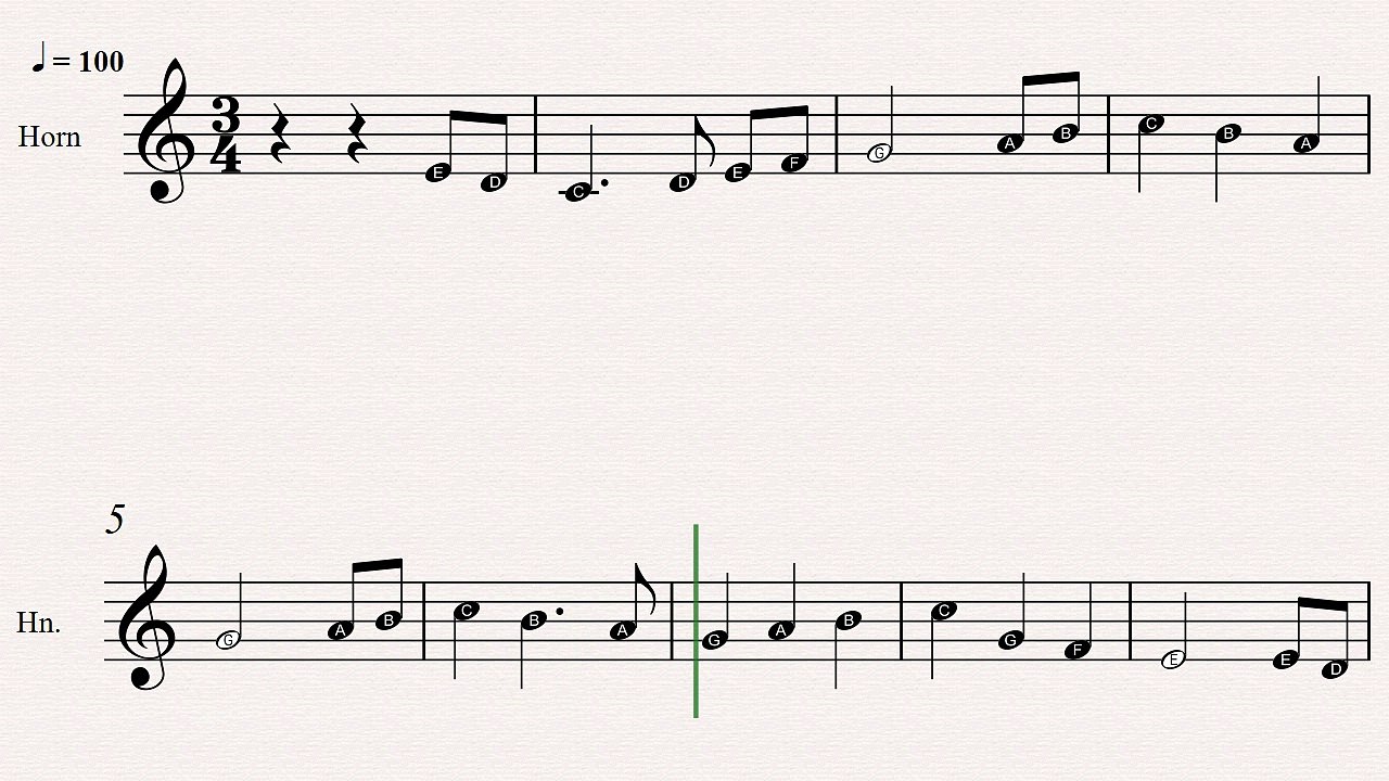 French Horn Christmas Sheet Music: The First Noel