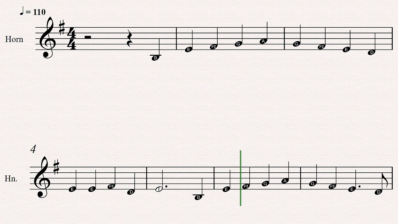 French Horn Christmas Sheet Music: The Huron Carol