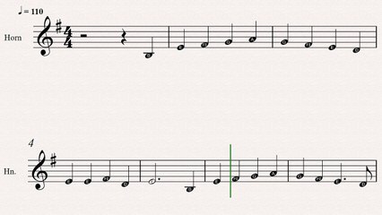 French Horn Christmas Sheet Music: The Huron Carol