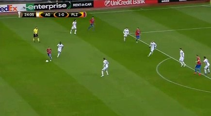 1-1 Michael Krmencik Goal  Astra 1 - 1 Plzen 03.11.2016 Europa League
