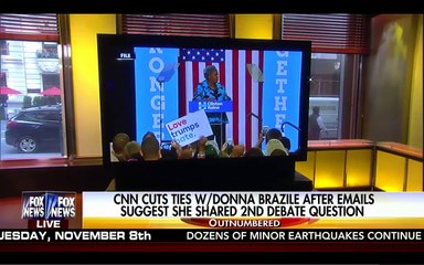 CNN President Calls Donna Brazile Disgusting! 11-1-16