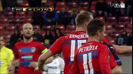 Michael Krmencik Goal HD - Astra 1-1 Plzen - 03-11-2016