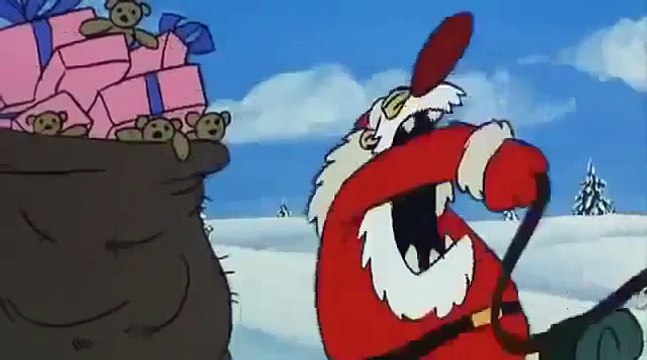 Новогодний мультфильм про деда мороза и пьяного оленя Lava Lava очень смешной, прикольный мультик