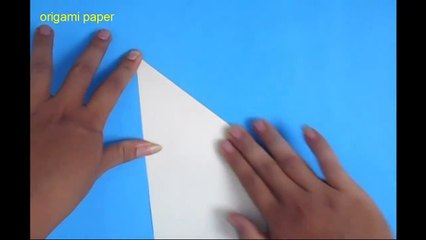 Video Tutorial lengkap Cara Membuat Mainan Anak, Origami Pesawat tempur Jet Bagian 1