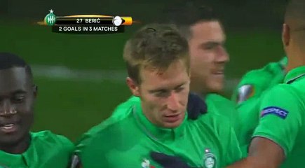 Robert Beric Goal HD Gabala 1 - 2  St Etienne 03.11.2016 Europa League