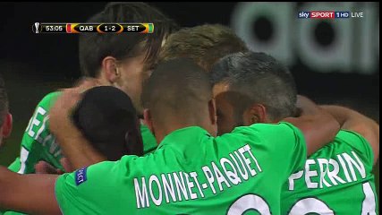 Robert Beric Goal HD - Gabala 1-2 St Etienne - 03-11-2016