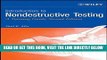 [READ] EBOOK Introduction to Nondestructive Testing: A Training Guide ONLINE COLLECTION