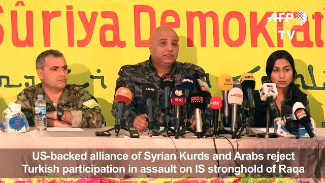 Syria's Kurds to 'lead' Raqa fight, reject Turkish role