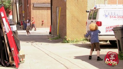 Baseball Breaks Glass Prank