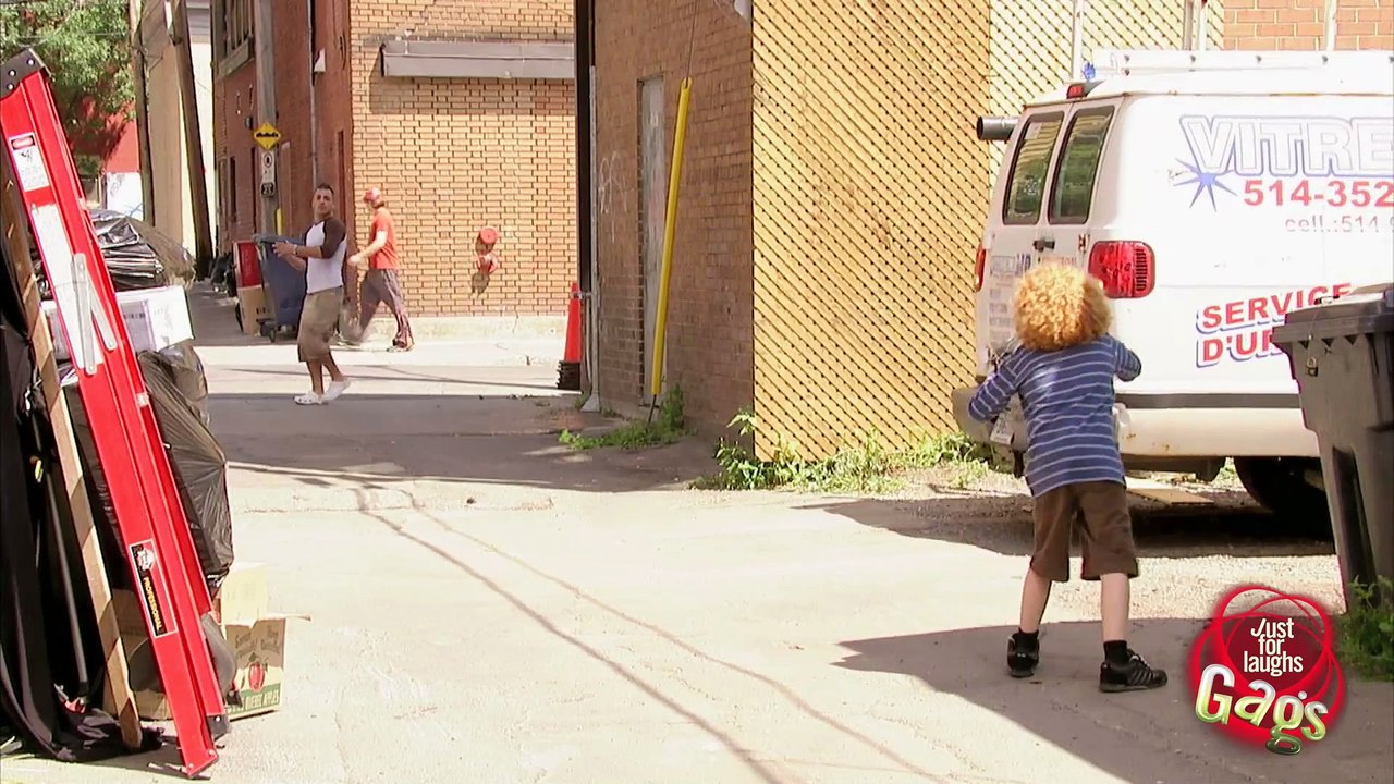 Baseball Breaks Glass Prank