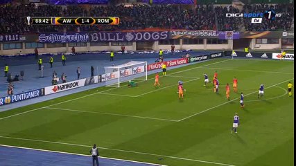 Alexander Grunwald Goal HD - Austria Vienna 2-4 AS Roma - 03-11-2016