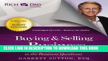 [Ebook] Rich Dad Advisors: Buying and Selling a Business: How You Can Win in the Business Quadrant