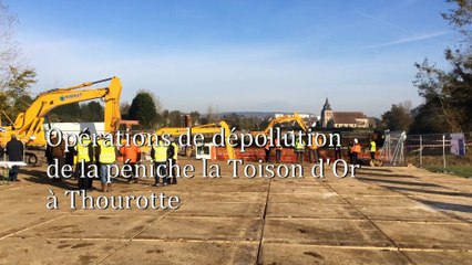 Dépollution de la Toison d'Or à Thourotte