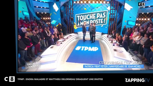 TPMP : Matthieu Delormeau et Enora Malagré touchent les fesses d’une invitée, la danse sexy (Vidéo)