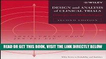 [READ] EBOOK Design and Analysis of Clinical Trials: Concepts and Methodologies ONLINE COLLECTION