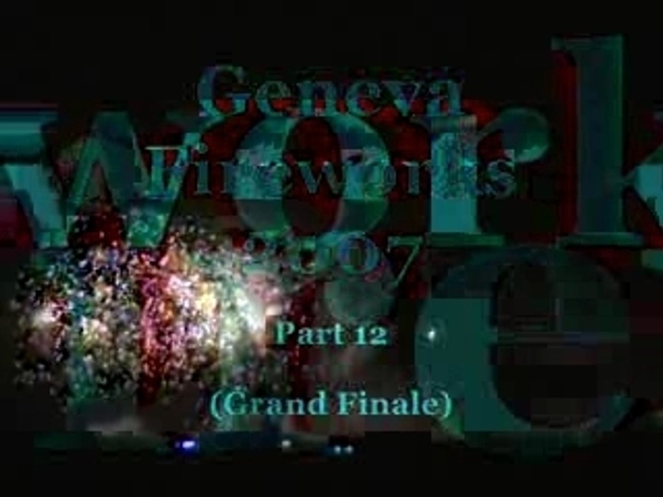 Geneva Fireworks 2007 Genève Feux d'Artifice (12)