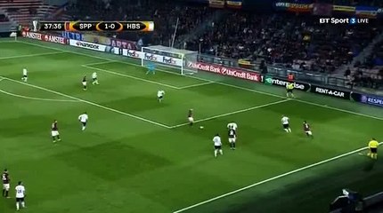 David Lafata Goal HD - Sparta Praga 2 - 0  H. Beer Sheva 03.11.2016