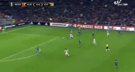 Kasper Dolberg Goal HD - Ajax 1 - 0	Celta Vigo 03-11-2-16 HD