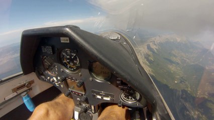 Départ planeur en faces Est