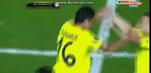 Rodrigo Hernandez Goal - Villarreal 1-1 Osmanlispor - 11-03-2016