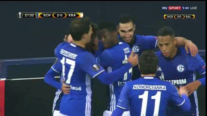 Nabil Bentaleb Goal HD - Schalke 2-0 Krasnodar - 03-11-2016