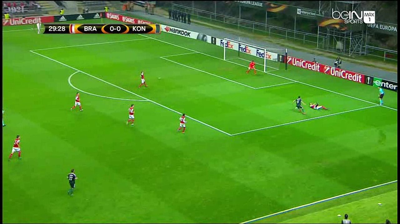Dimitar Rangelov Goal HD - Braga 0-1 Konyaspor - 03-11-2016