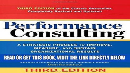 [BOOK] PDF Performance Consulting: A Strategic Process to Improve, Measure, and Sustain