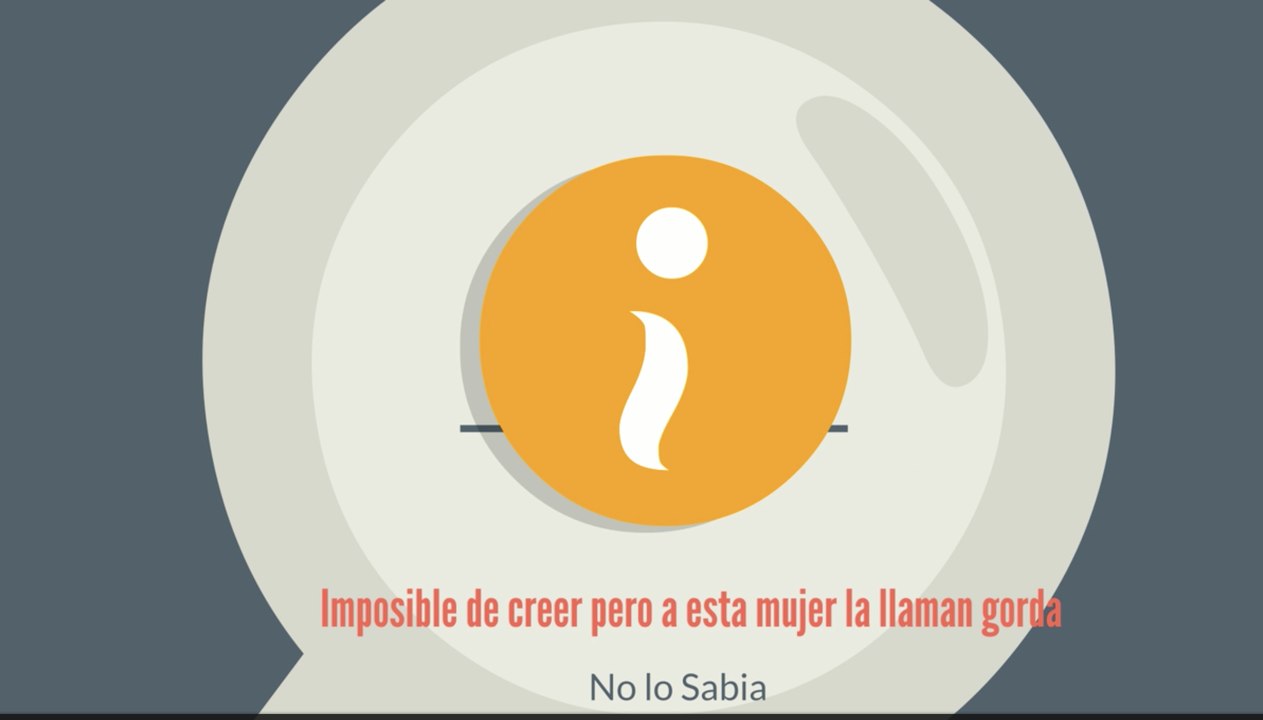 Imposible de creer pero a esta mujer la llaman gorda