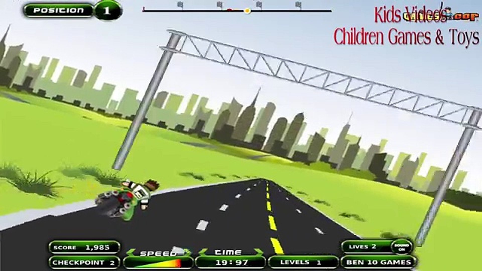 ⁣Ben 10 Cartoon Game - Ben 10 Online Games - Ben 10 Motogp Bike Race Game Full Episodes Game