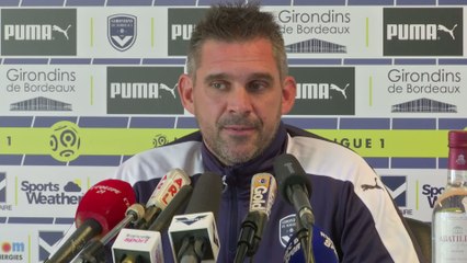 Download Video: Foot - L1 - 12e j. - Bordeaux : Gourvennec «Il faut gagner à domicile»