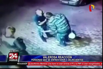 Anciano de 84 años derriba a un ladrón con una sola patada