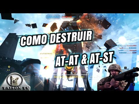 Como destruir los Caminantes y AT-ST y hacer daños criticos Star Wars Battlefront Guía