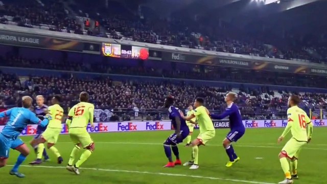 Liga Europy: Anderlecht 6-1 Mainz (Dwie bramki Łukasza Teodorczyka).