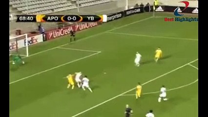 APOEL Nicosia VS Young Boys 1-0 Highlights Europa League 03_16_2016