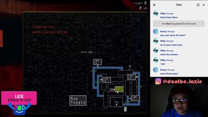 Lazie takes a shot at Five Night's at Freddys!