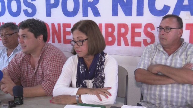 Líderes opositores de Nicaragua llaman a la abstención activa en elecciones