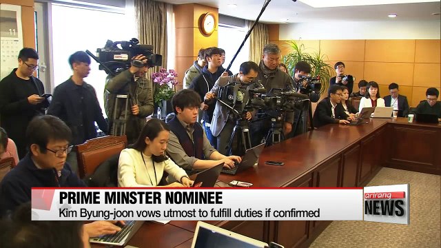 Prime minister nominee vows to do all he can if confirmed