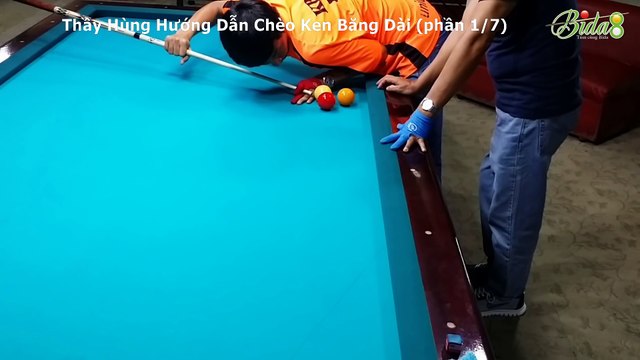 [bida8.vn] Thầy Hùng hướng dẫn chèo Ken (The American Billiard) băng dài (phần 1/7)