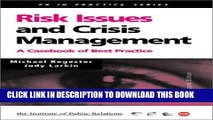 [PDF] Risk Issues and Crisis Management in Public Relations: A Casebook of Best Practice (PR in
