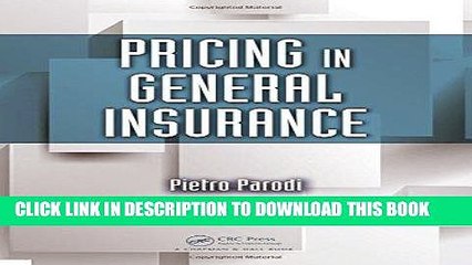 [PDF] Pricing in General Insurance Popular Collection