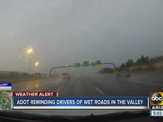 Uh-oh…dust, rain making its way into the Valley