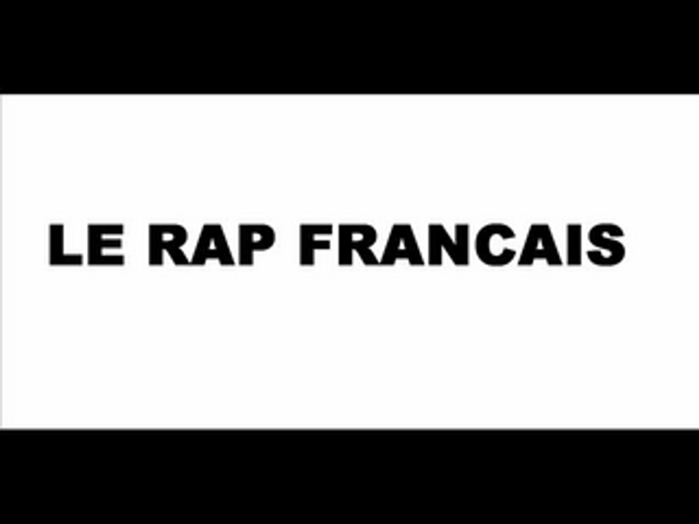 ⁣RAP francais
