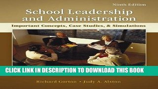 [FREE] EBOOK School Leadership and Administration: Important Concepts, Case Studies, and