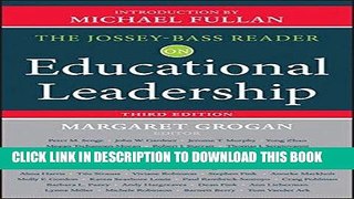[FREE] EBOOK The Jossey-Bass Reader on Educational Leadership ONLINE COLLECTION