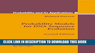 [PDF] Probability Models for DNA Sequence Evolution (Probability and Its Applications) Popular