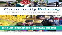 [FREE] EBOOK Community Policing: Partnerships for Problem Solving ONLINE COLLECTION